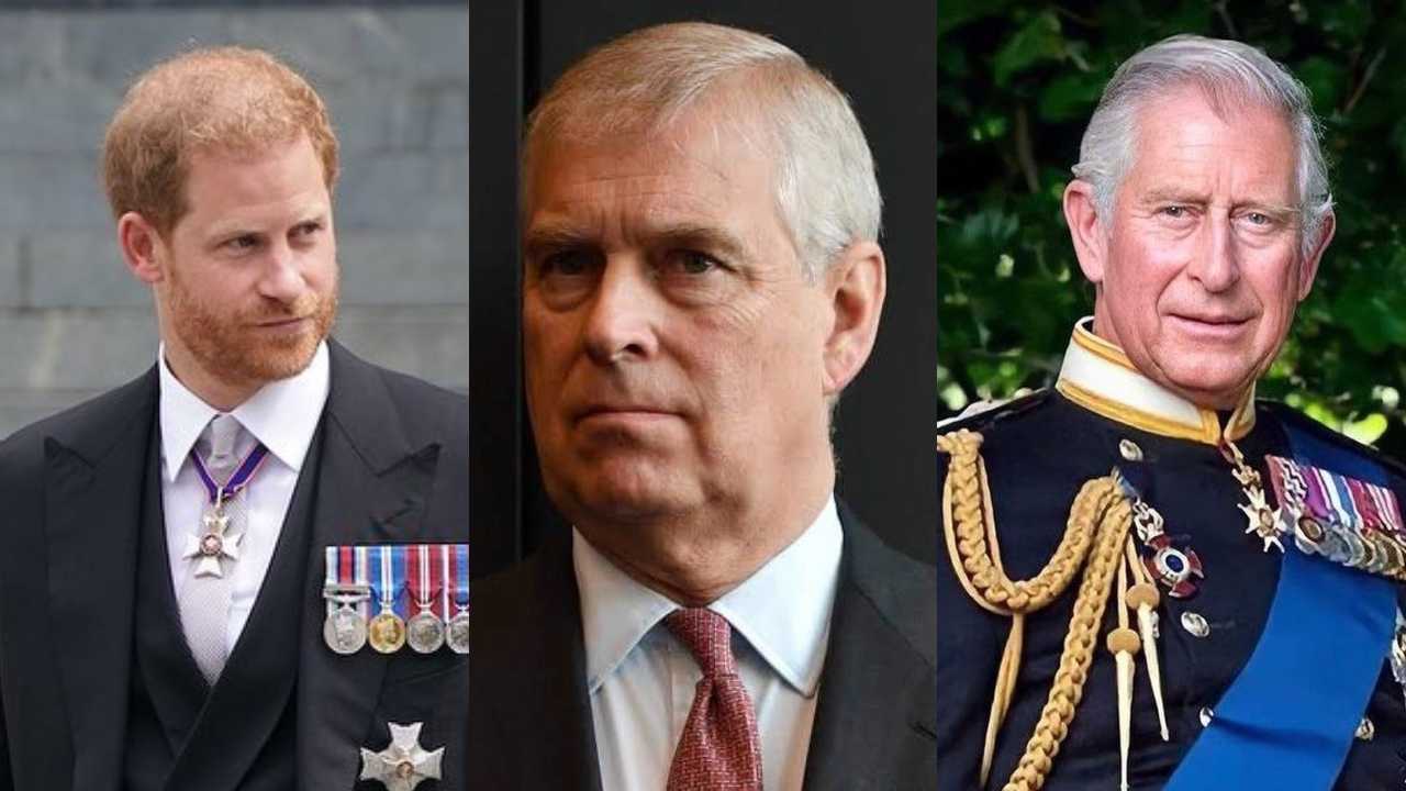 Principe Harry, Andrea e Carlo III 