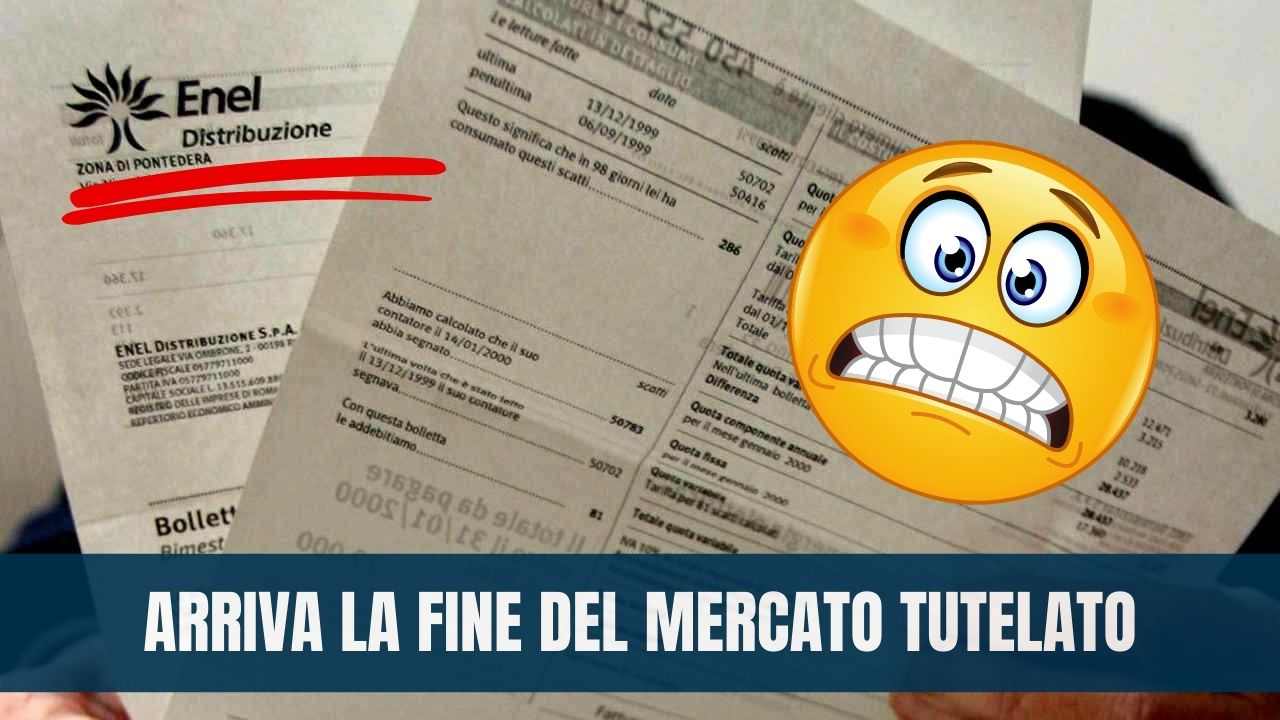 fine mercato tutelato energia elettrica