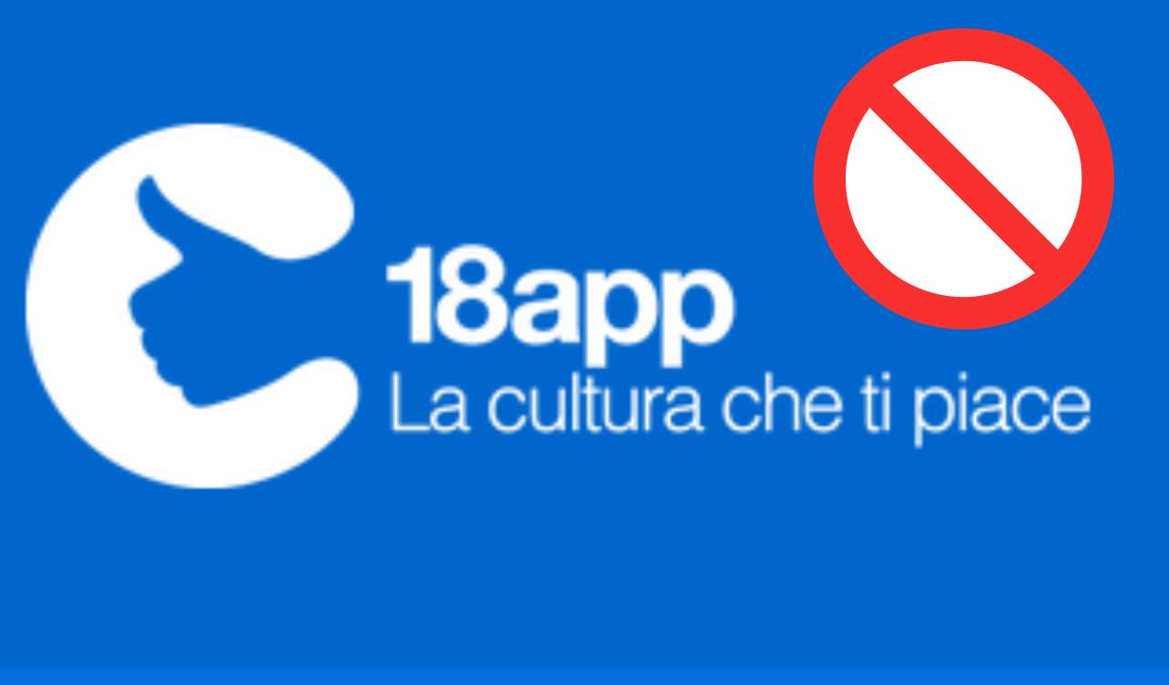 addio bonus cultura 18enni