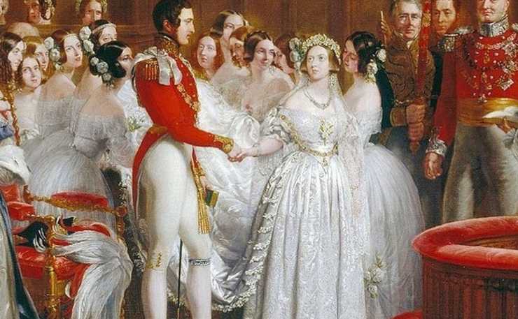 Regina Vittoria abito da sposa colore 