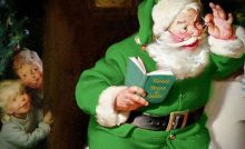 Babbo Natale verde - www.081.it