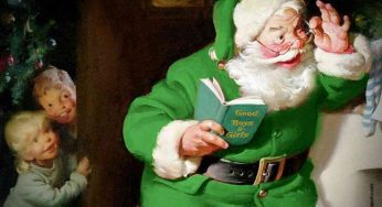 Perché in alcune illustrazioni Babbo Natale è vestito di verde?