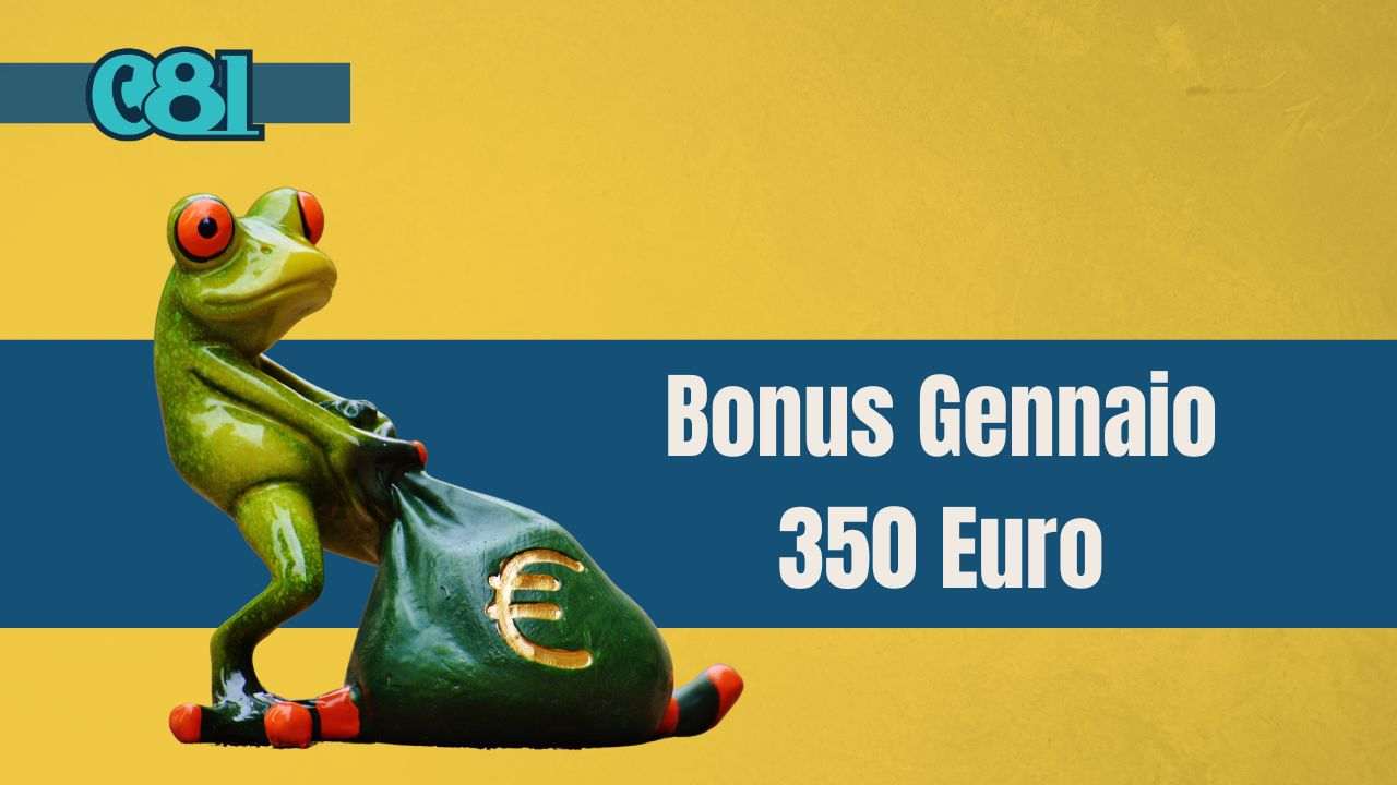 bonus 350 euro gennaio