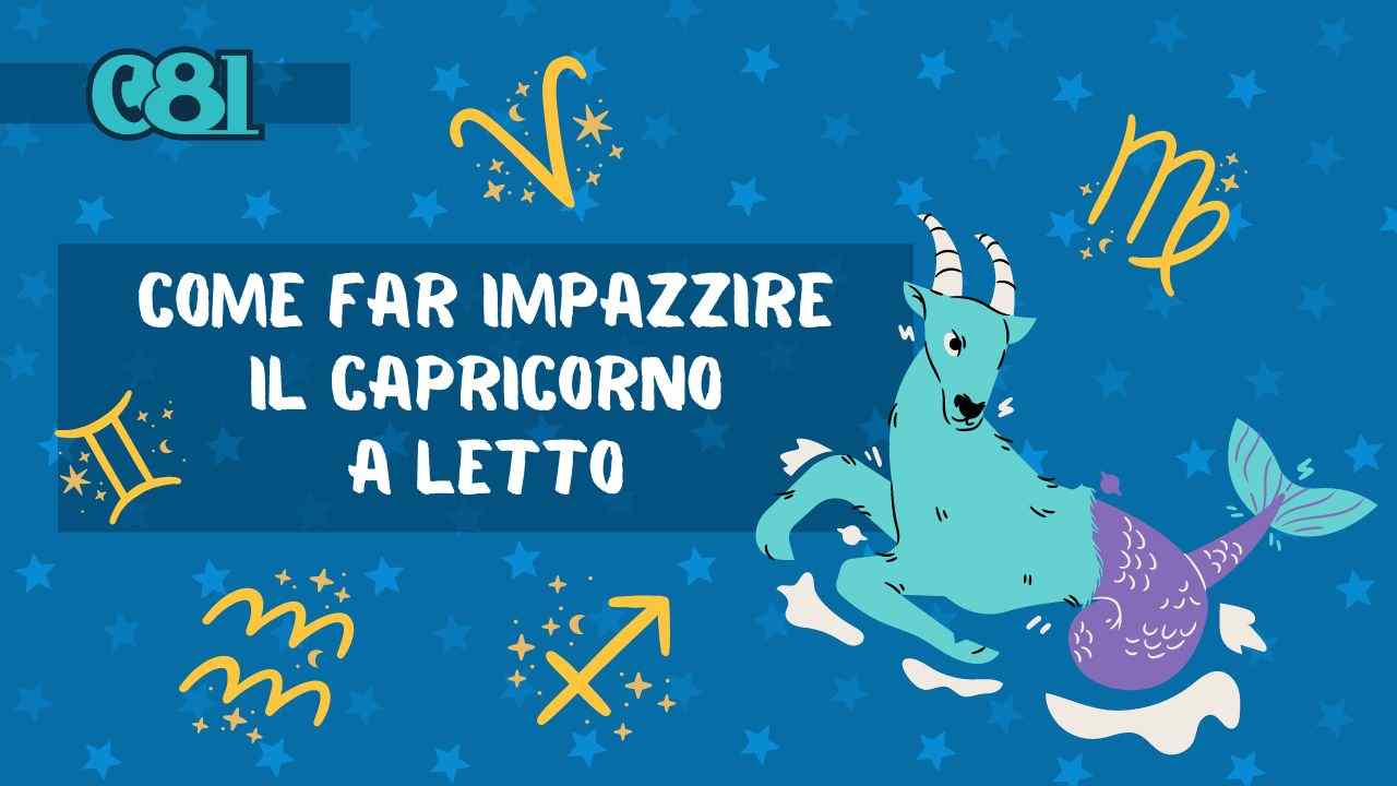 capricorno a letto