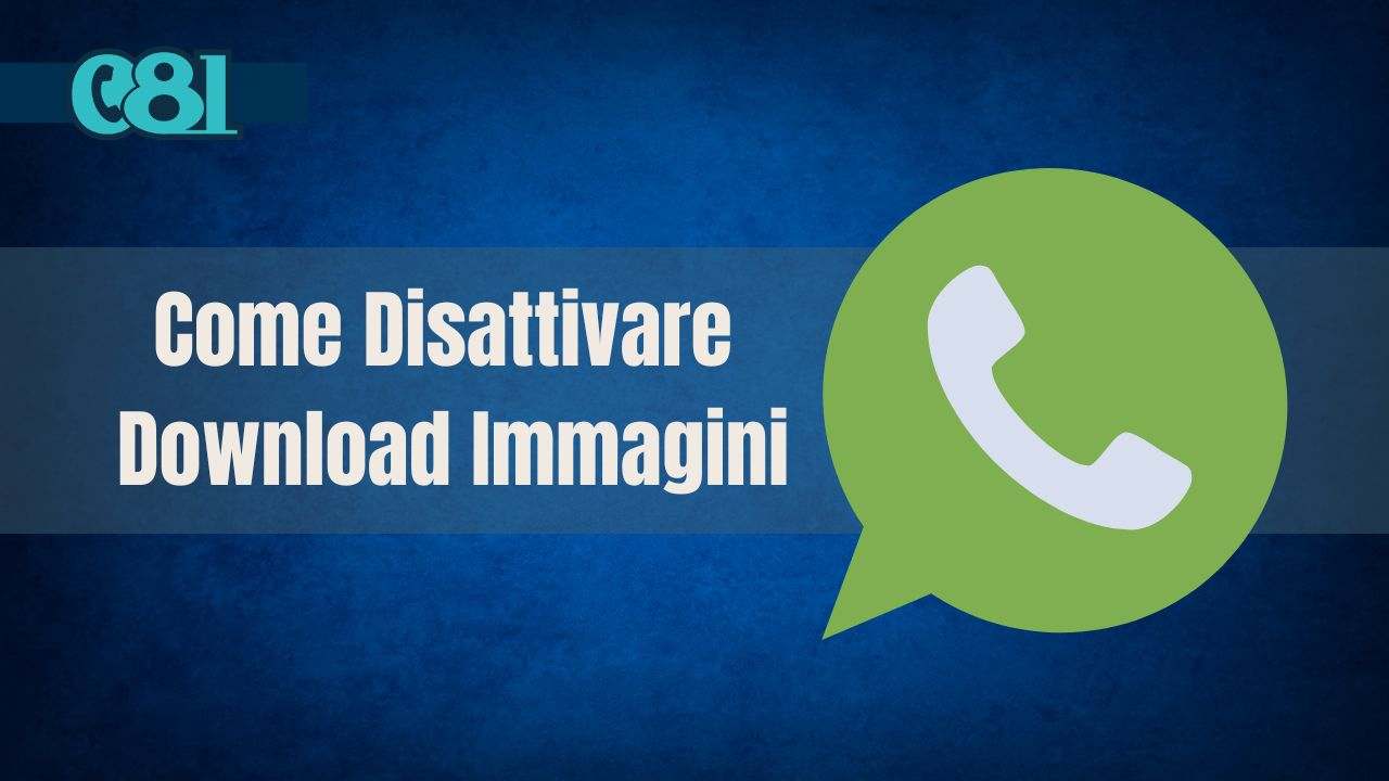 disattivare download immagini whatsapp