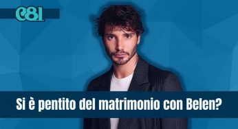 La verità di Stefano De Martino sul matrimonio con Belen: è pentito?